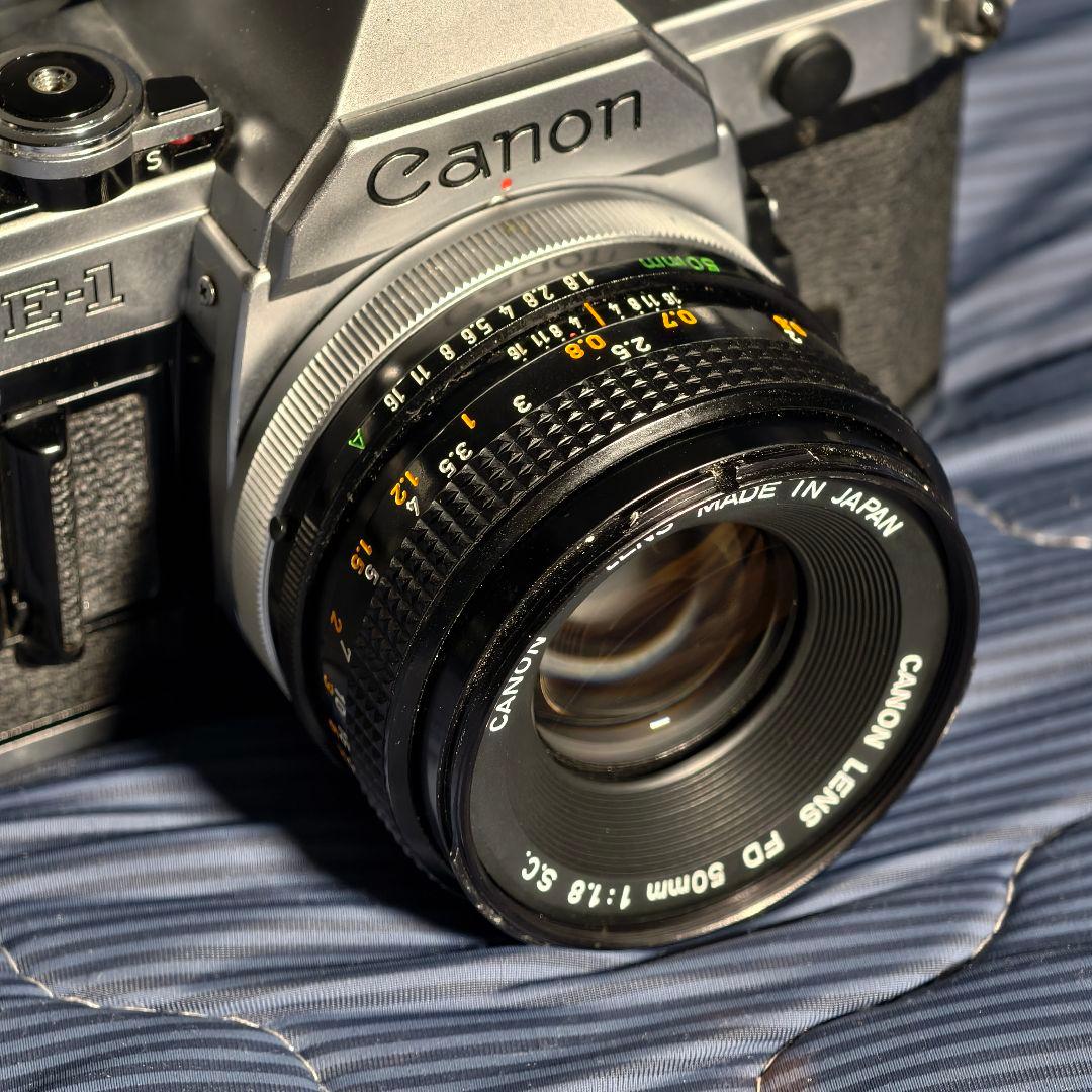 フィルムカメラ Canon AE-1 + FD 50mm f1.8