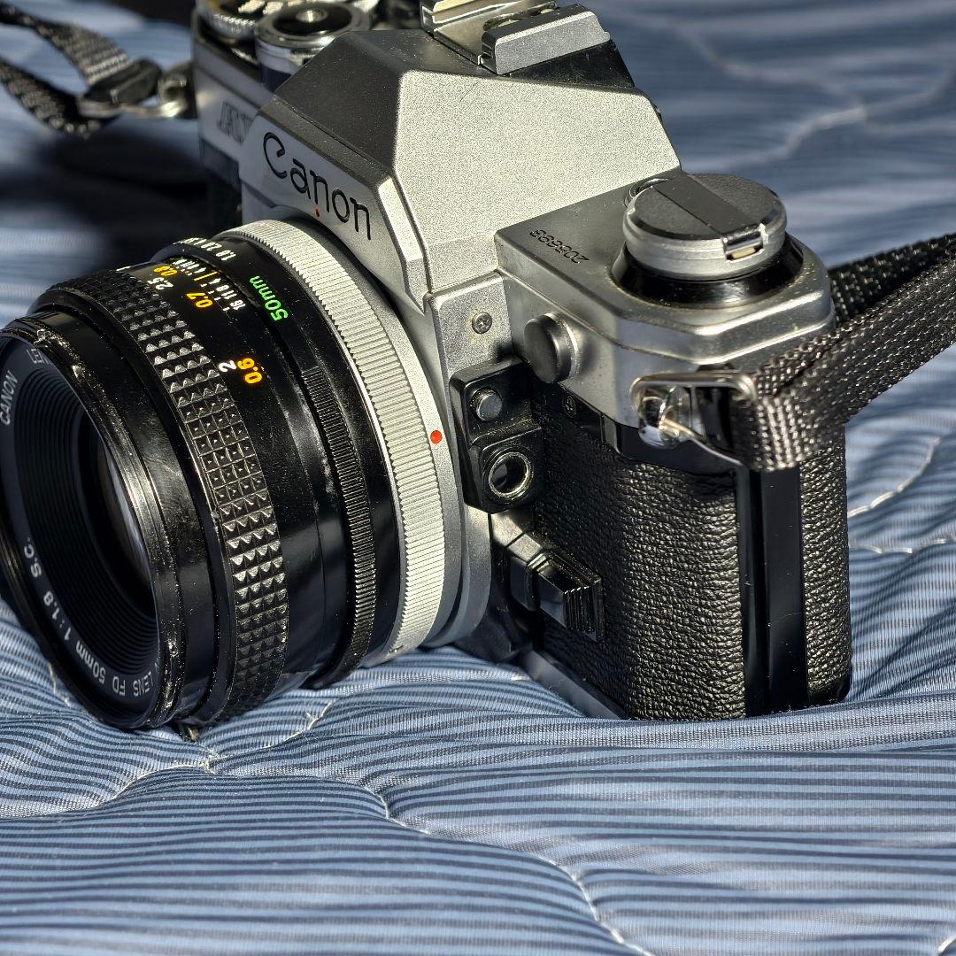 フィルムカメラ Canon AE-1 + FD 50mm f1.8