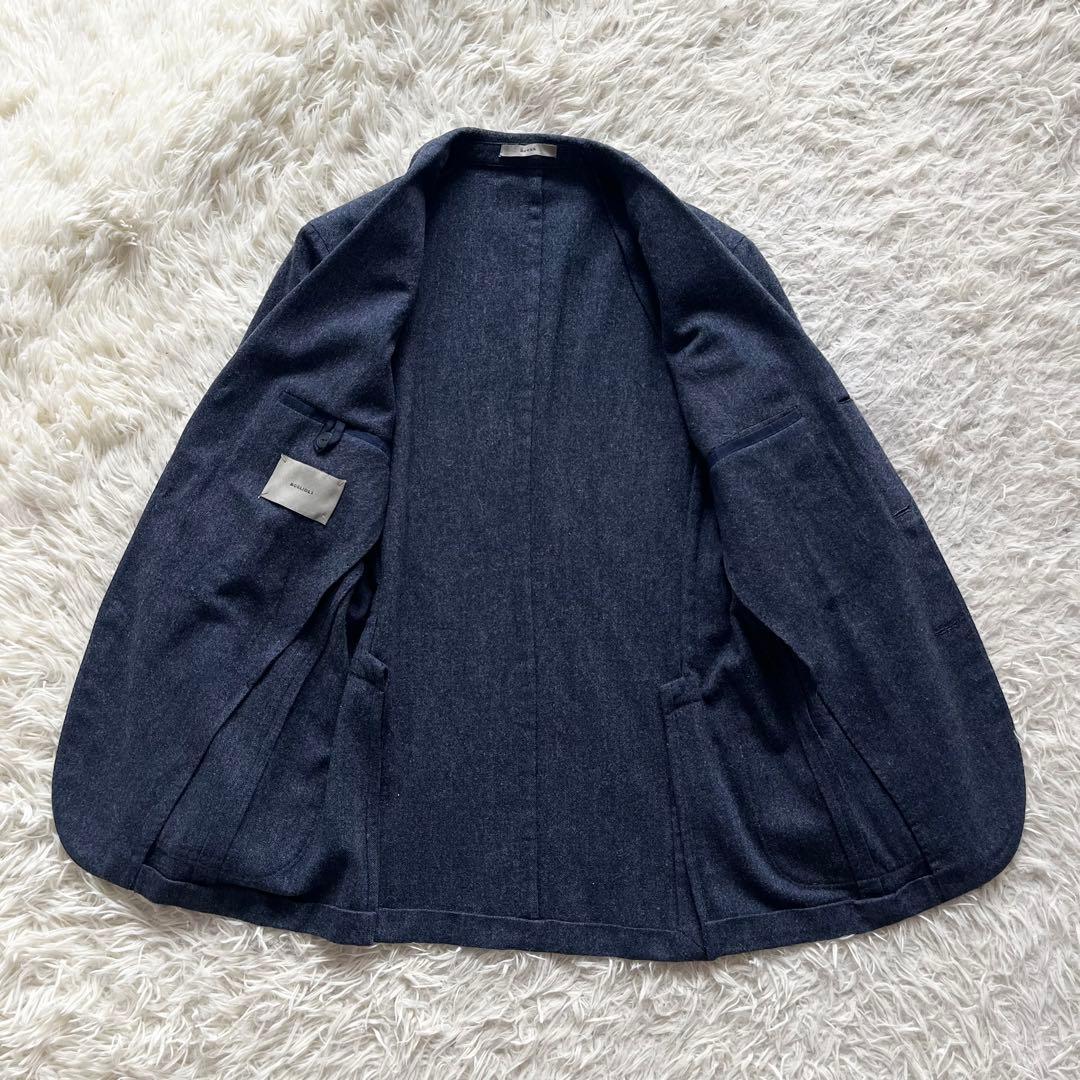 <美品>BOGLIOLI ネイビー ウール カシミヤ ジャケット サイズ46