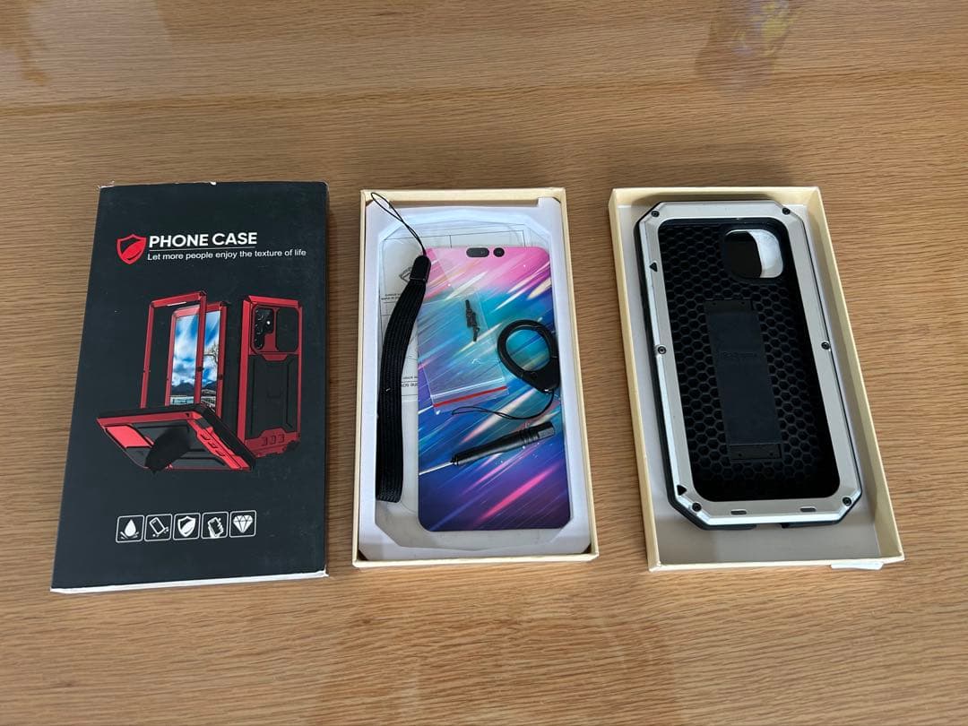 【金属製】iPhone14plus用ケース　アルミ製