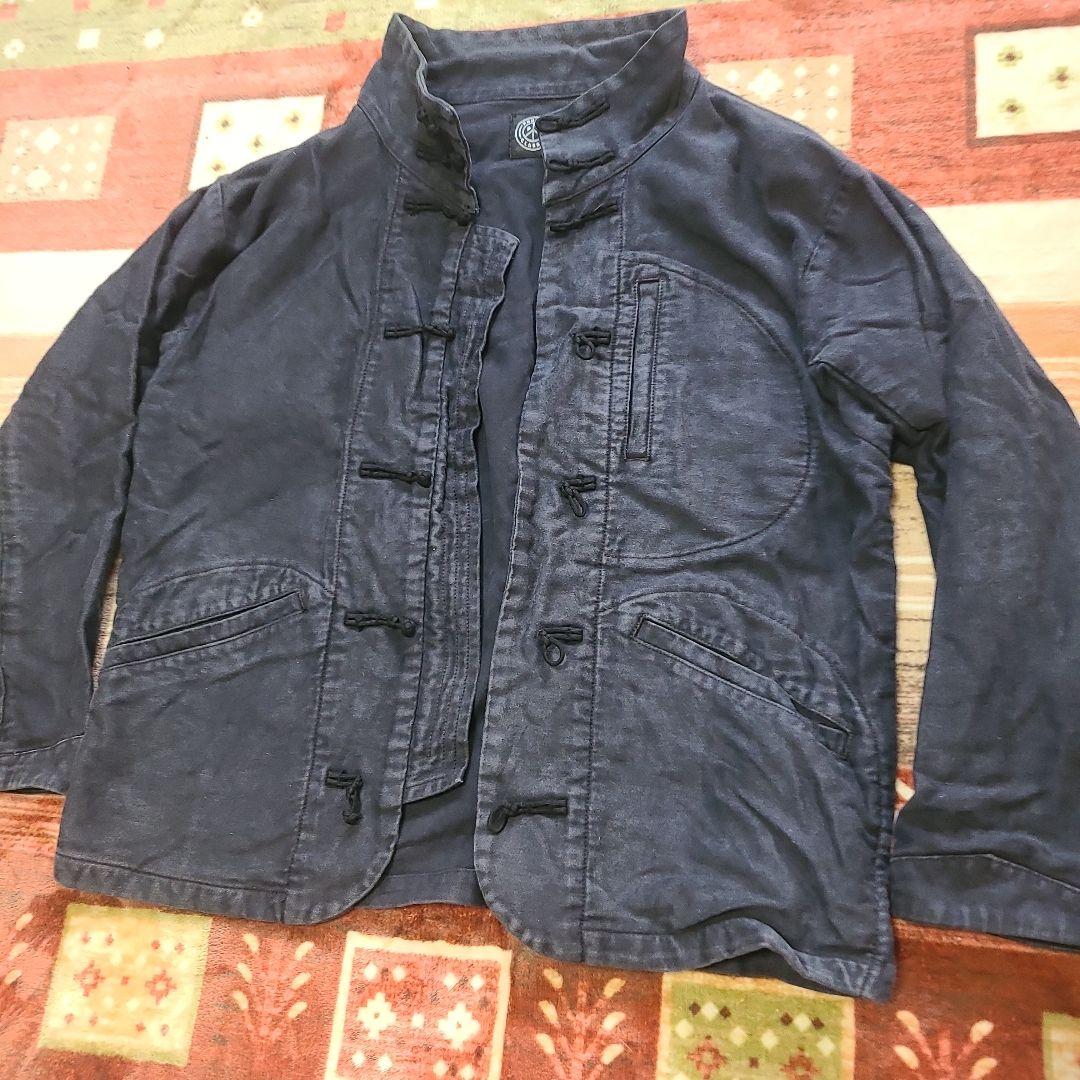 ポータークラシック チャイナジャケット モールスキン雰囲気良 M