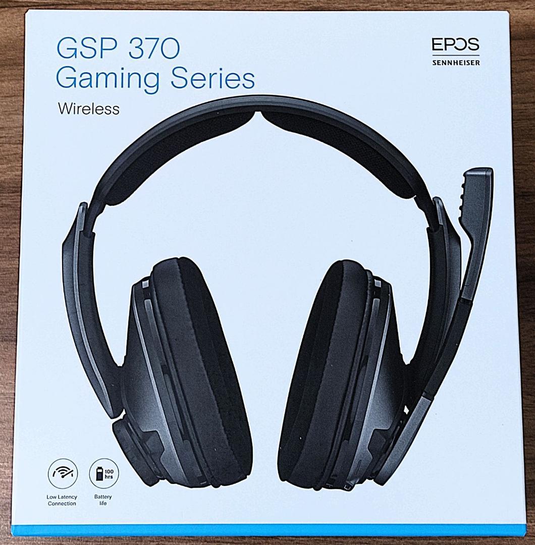 EPOS ゲーミングヘッドセットワイヤレス密閉型ノイキャンマイク付GSP370