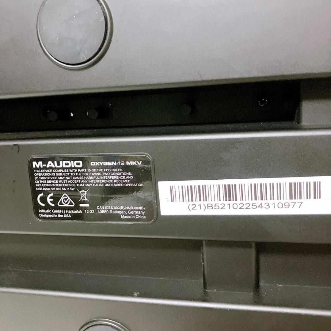 M-AUDIO Oxygen 49 MKV MIDIキーボード 49鍵盤 美品
