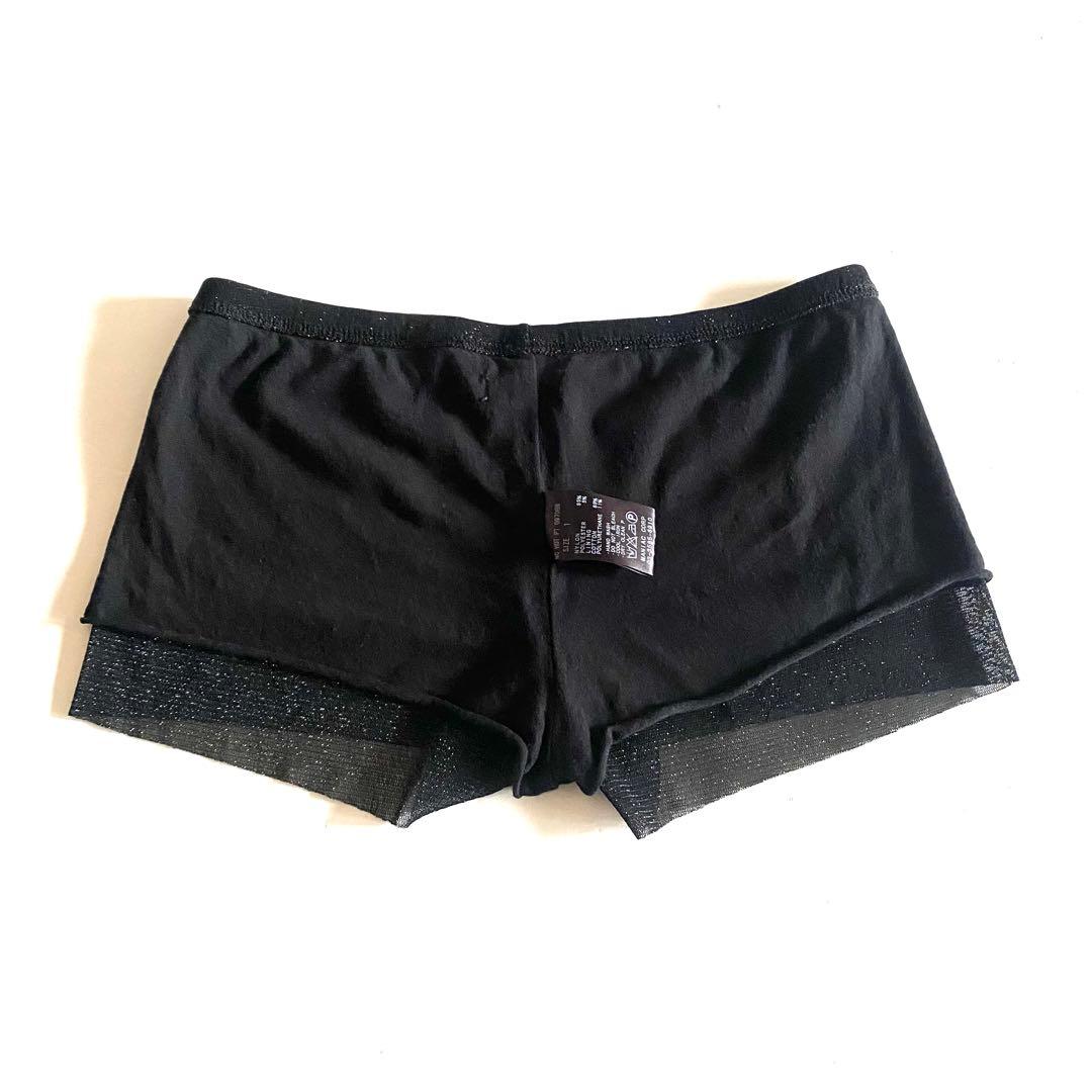 パンツ if six was nine HOT PT BLK Glitter