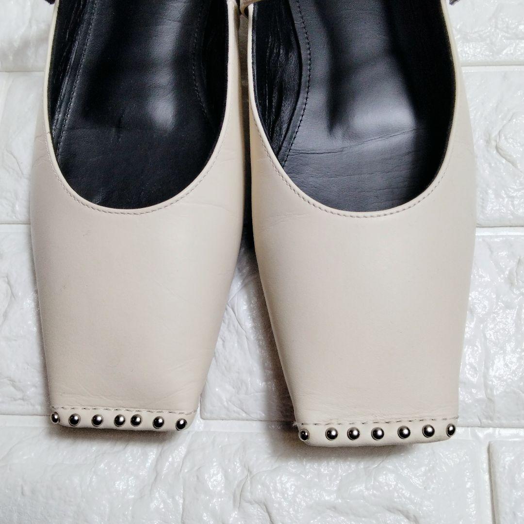 CHEMBUR チェンバー バレエシューズ ストラップ メリージェーン スタッズ