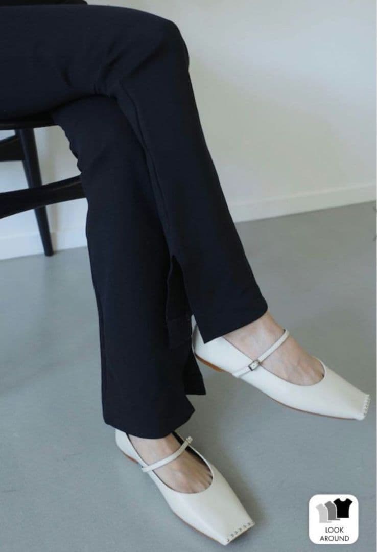 CHEMBUR チェンバー バレエシューズ ストラップ メリージェーン スタッズ