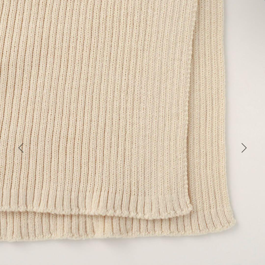 PRISTINE プリスティン カシミヤ混ニットカウル オーガニックコットン 綿