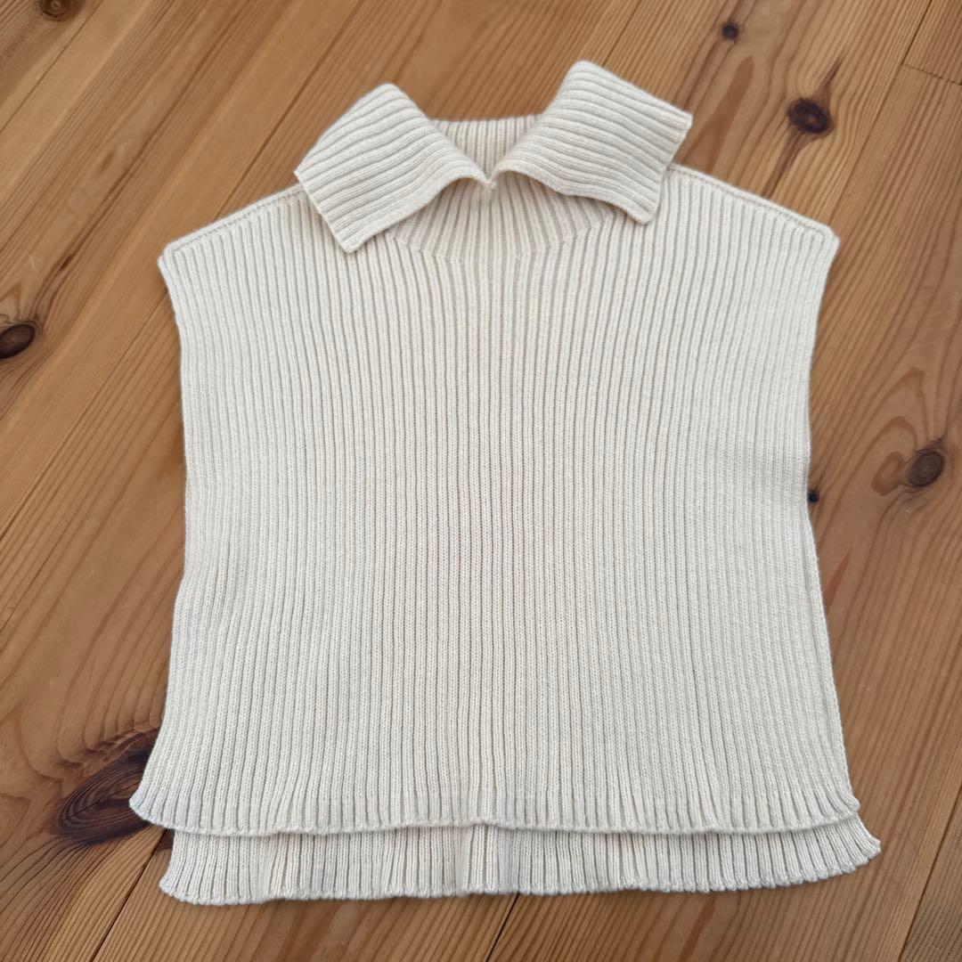 PRISTINE プリスティン カシミヤ混ニットカウル オーガニックコットン 綿