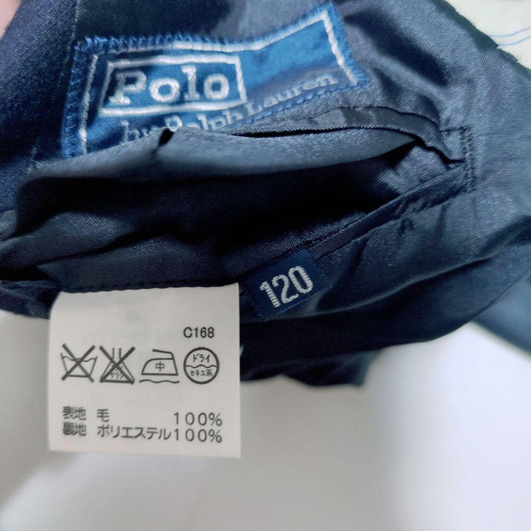 ポロラルフローレン　フォーマル　ブレザー　金ボタン　スーツ　紺　男の子　120