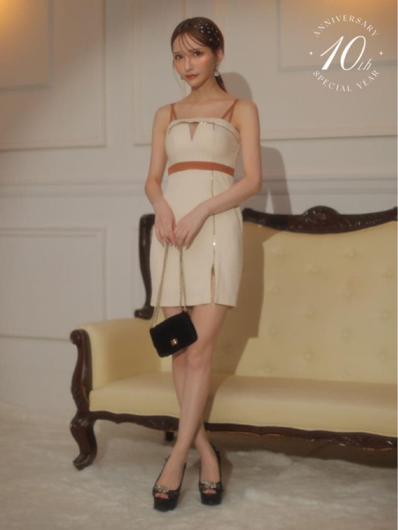 ROBE de FLEURS れいな先生コラボドレス　XSサイズ