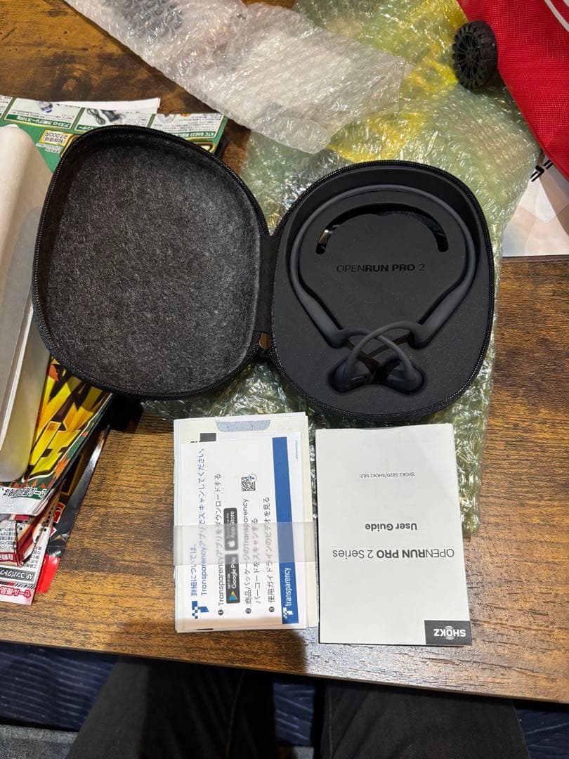 SHOKZ OpenRun Pro2 骨伝導イヤホン ほぼ新品