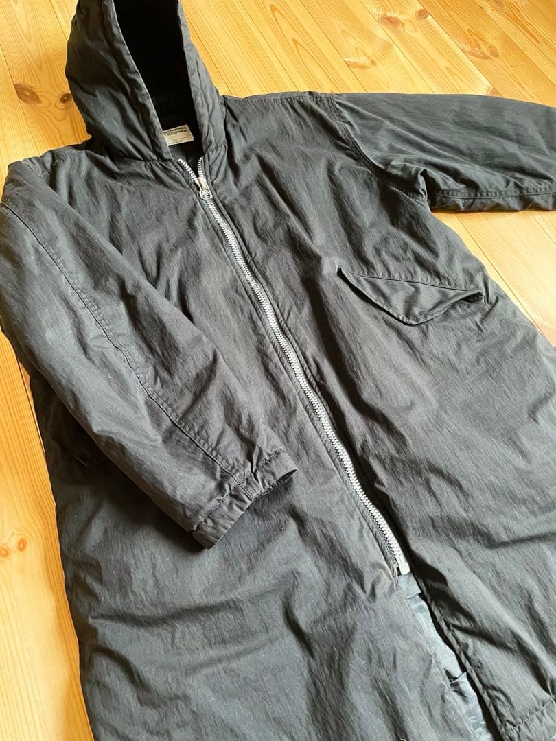 SD リバーシブルアーミーフードコート モッズコート 黒 スタカリ