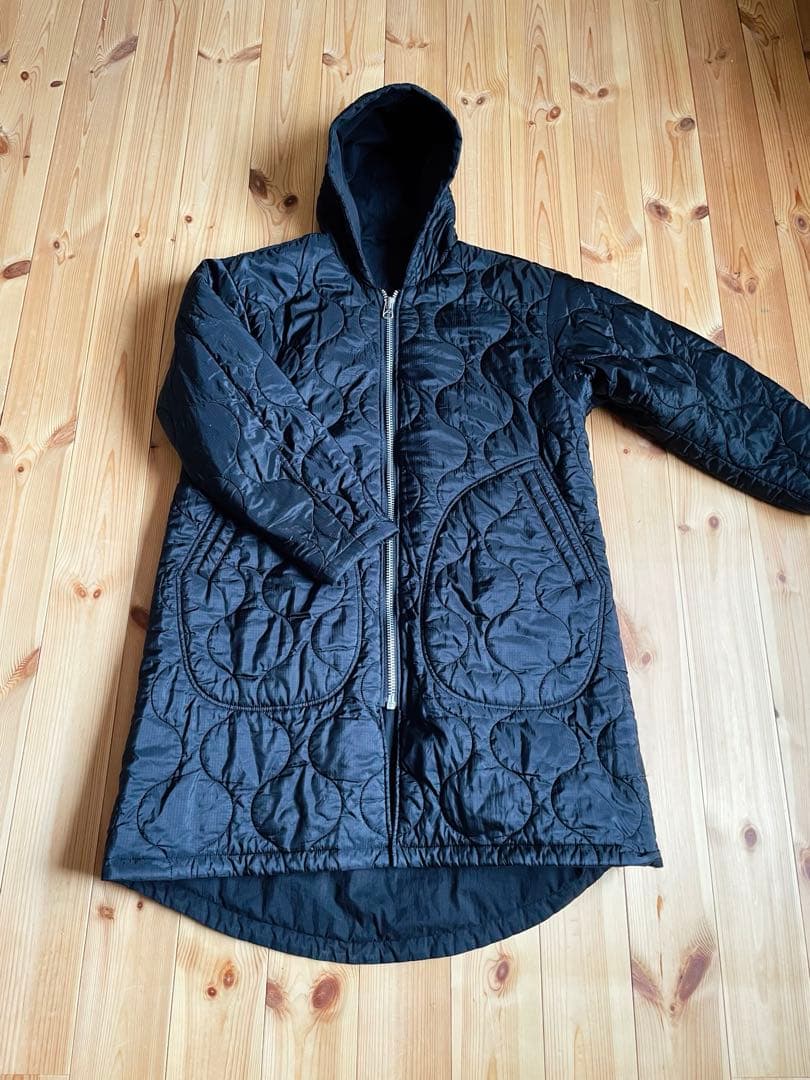 SD リバーシブルアーミーフードコート モッズコート 黒 スタカリ