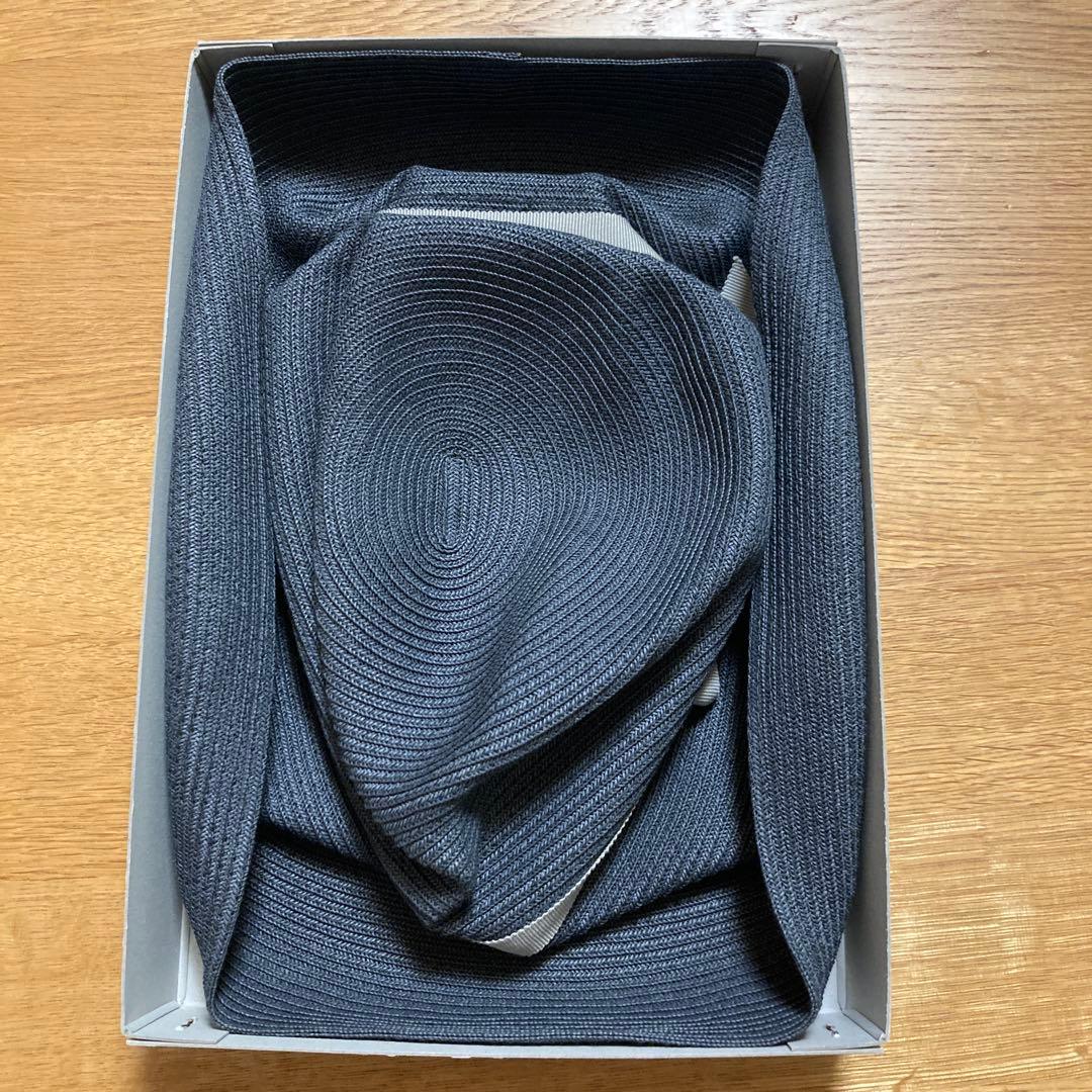 新品未使用　mature ha. ボックスハット グレー