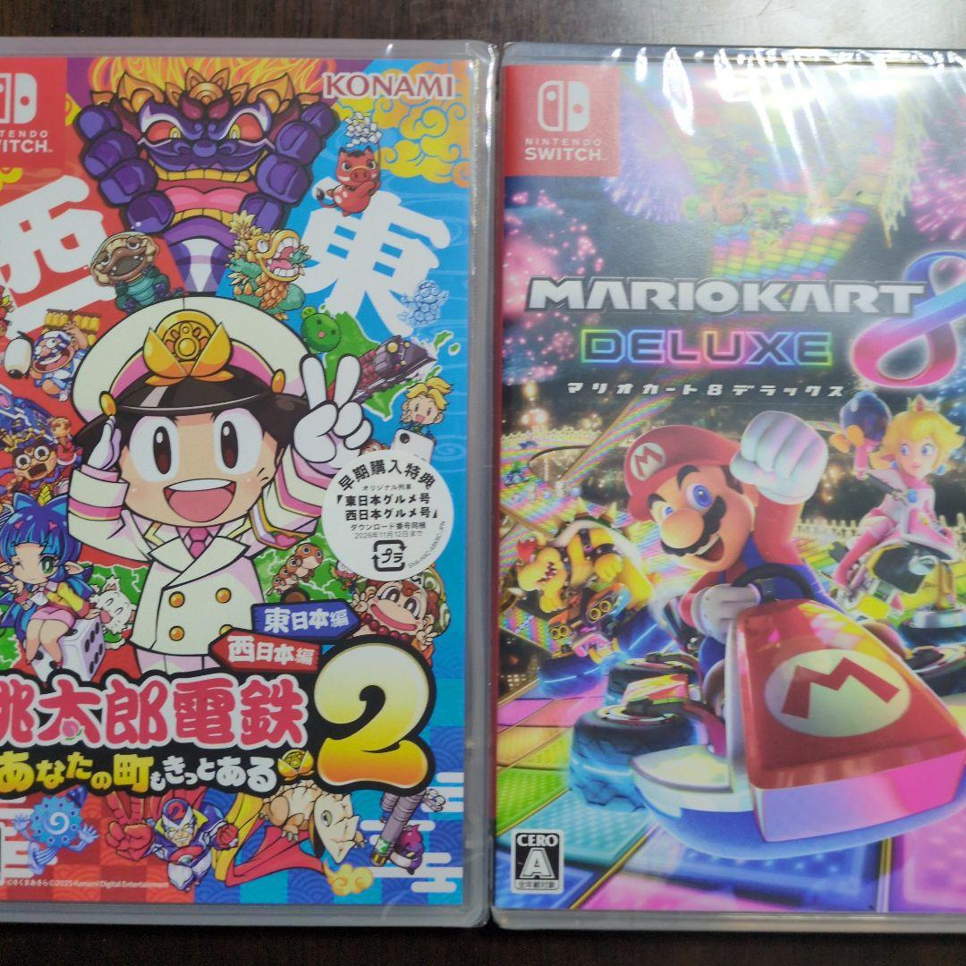 任天堂スイッチ　桃鉄とマリオカートセット