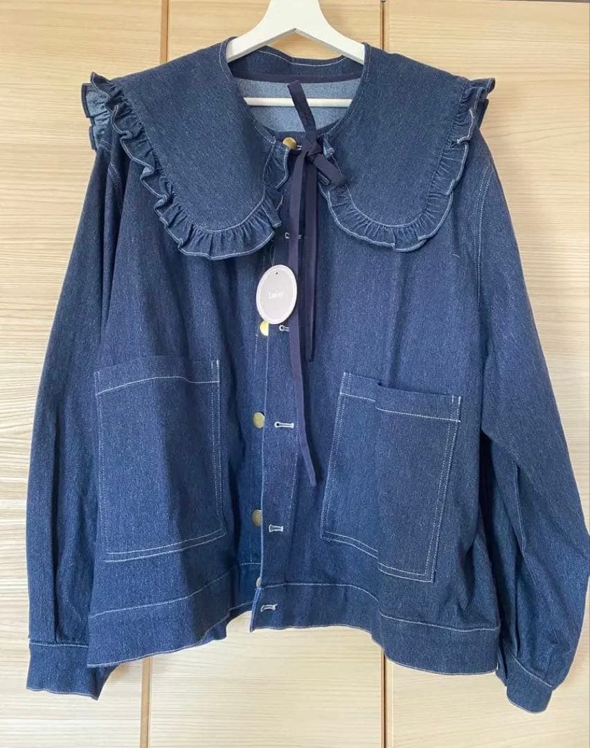 太*郎様 Louiosy ルオシー つけ襟+ノーカラーデニムジャケット
