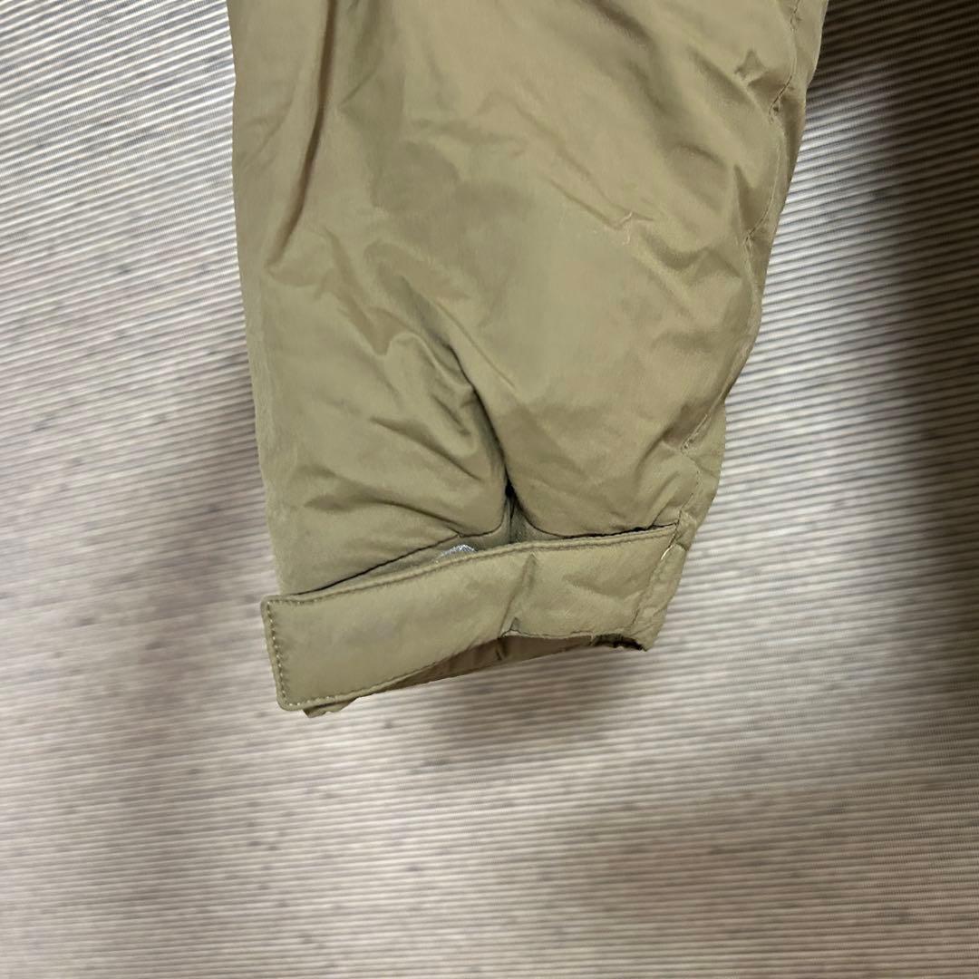 【ノースフェイス】ダウンジャケット モッズコート　こげ茶　フェイクファー刺繍H3