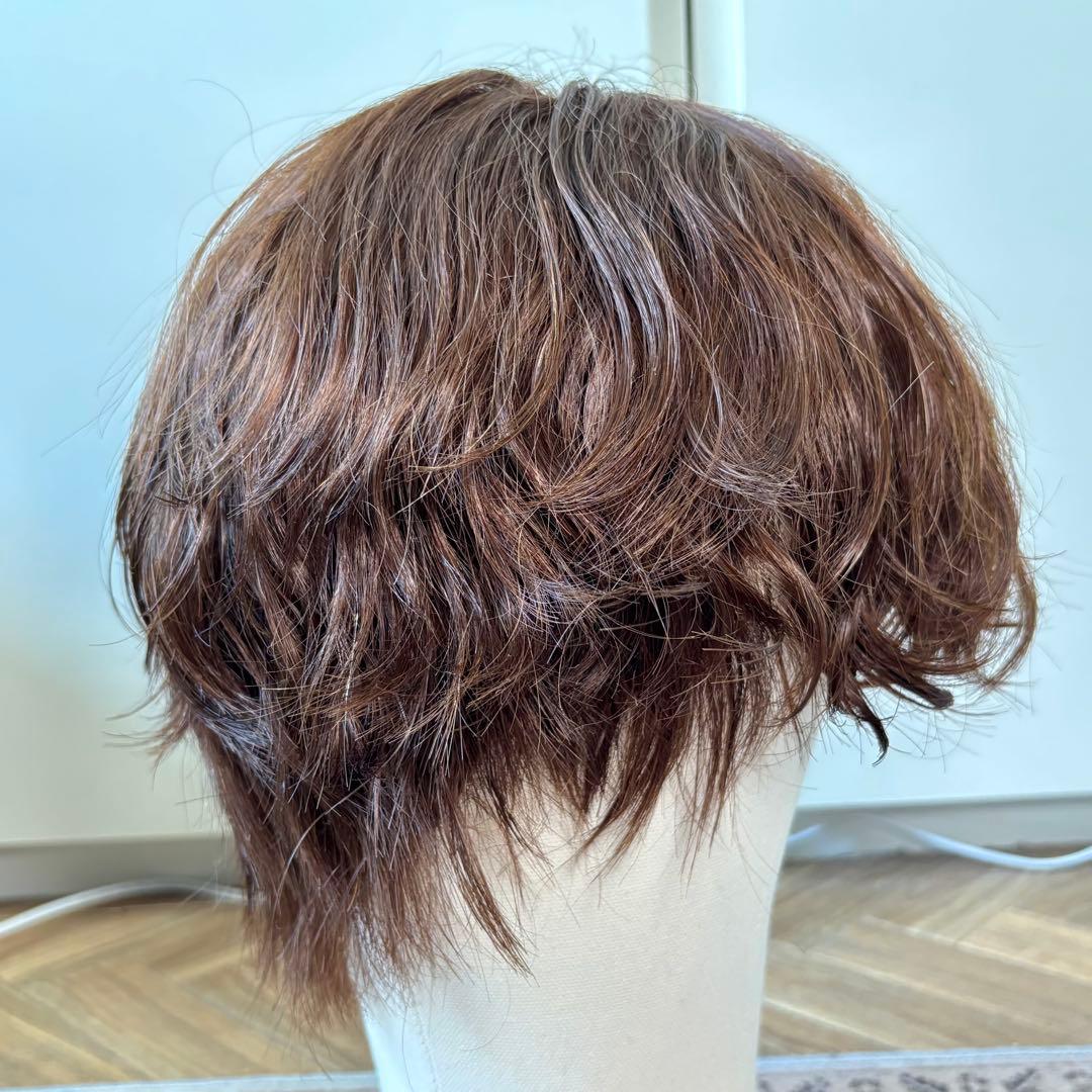 百合子ウィッグ 人工肌 ブラウン Mサイズ