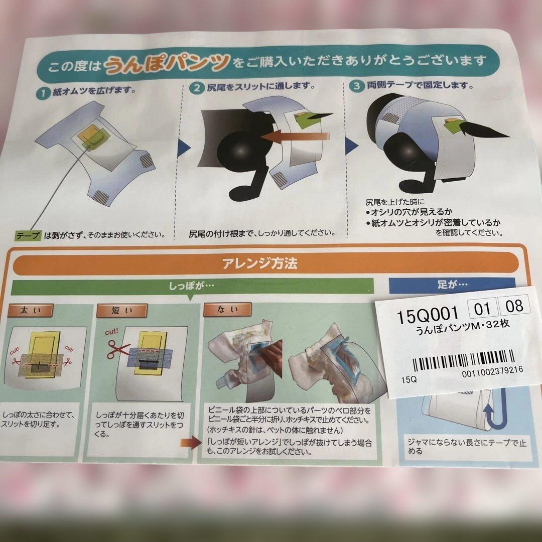うんぽパンツM32枚入り✖️2