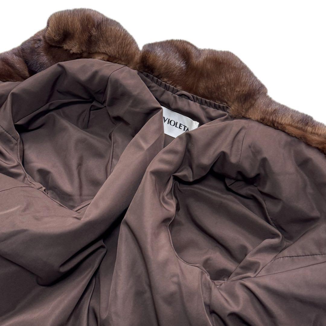 極美品　軽量　近年モデル　コペンハーゲン　デミバフミンク　ファーコート　艶◎