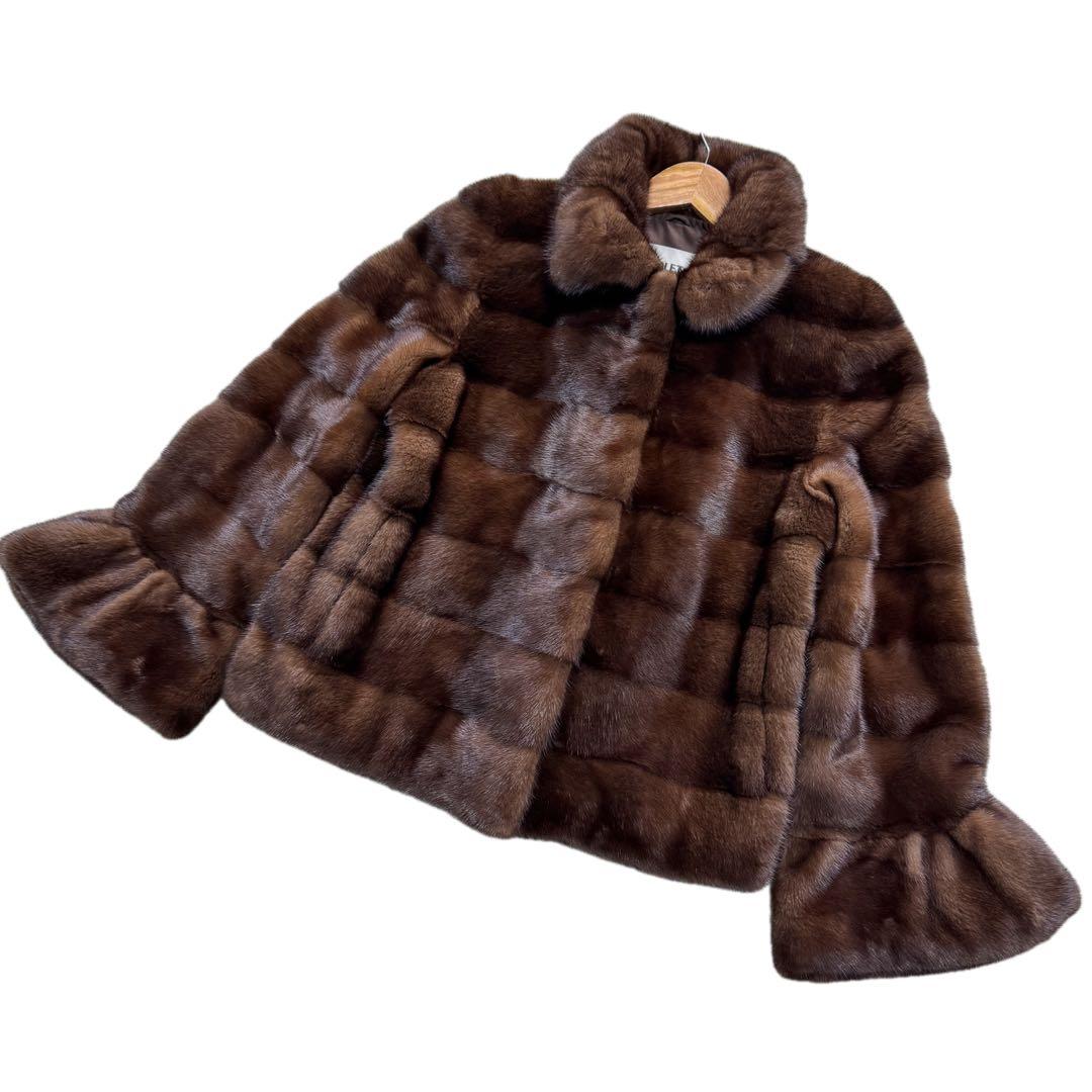 極美品　軽量　近年モデル　コペンハーゲン　デミバフミンク　ファーコート　艶◎