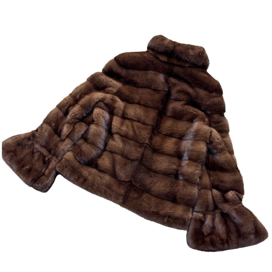 極美品　軽量　近年モデル　コペンハーゲン　デミバフミンク　ファーコート　艶◎