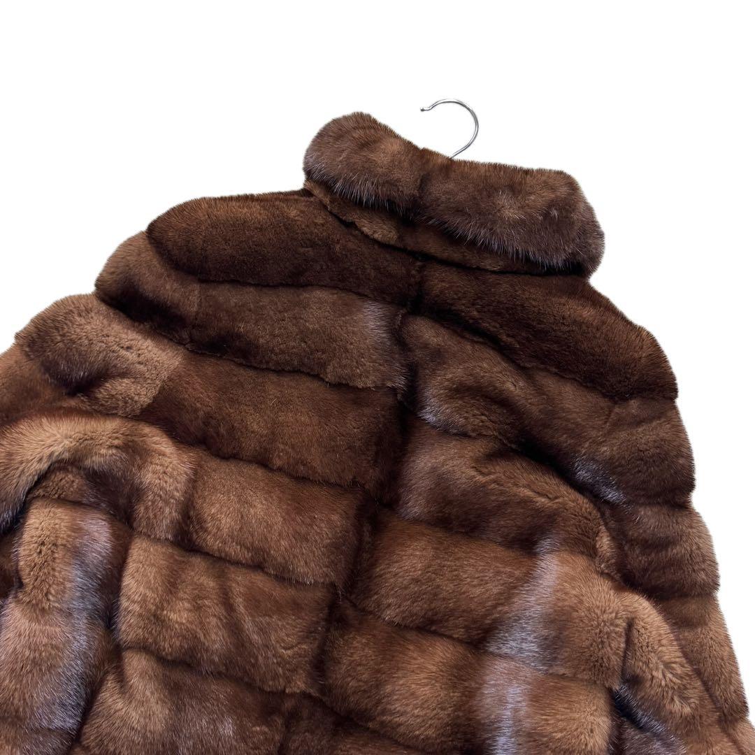 極美品　軽量　近年モデル　コペンハーゲン　デミバフミンク　ファーコート　艶◎