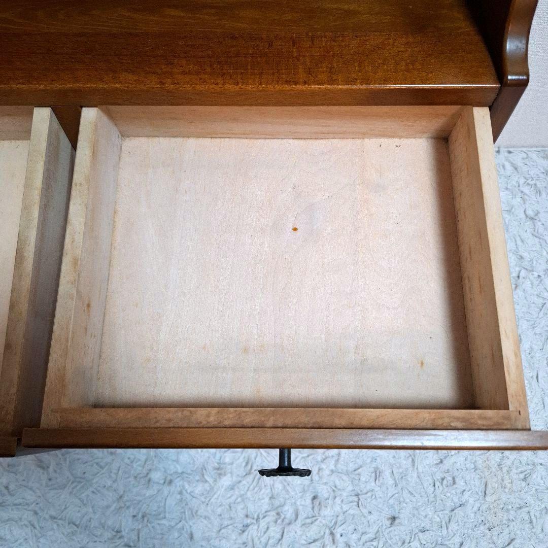 【美品】karimoku カリモク コロニアル 電話台 FAX台 サイドチェスト