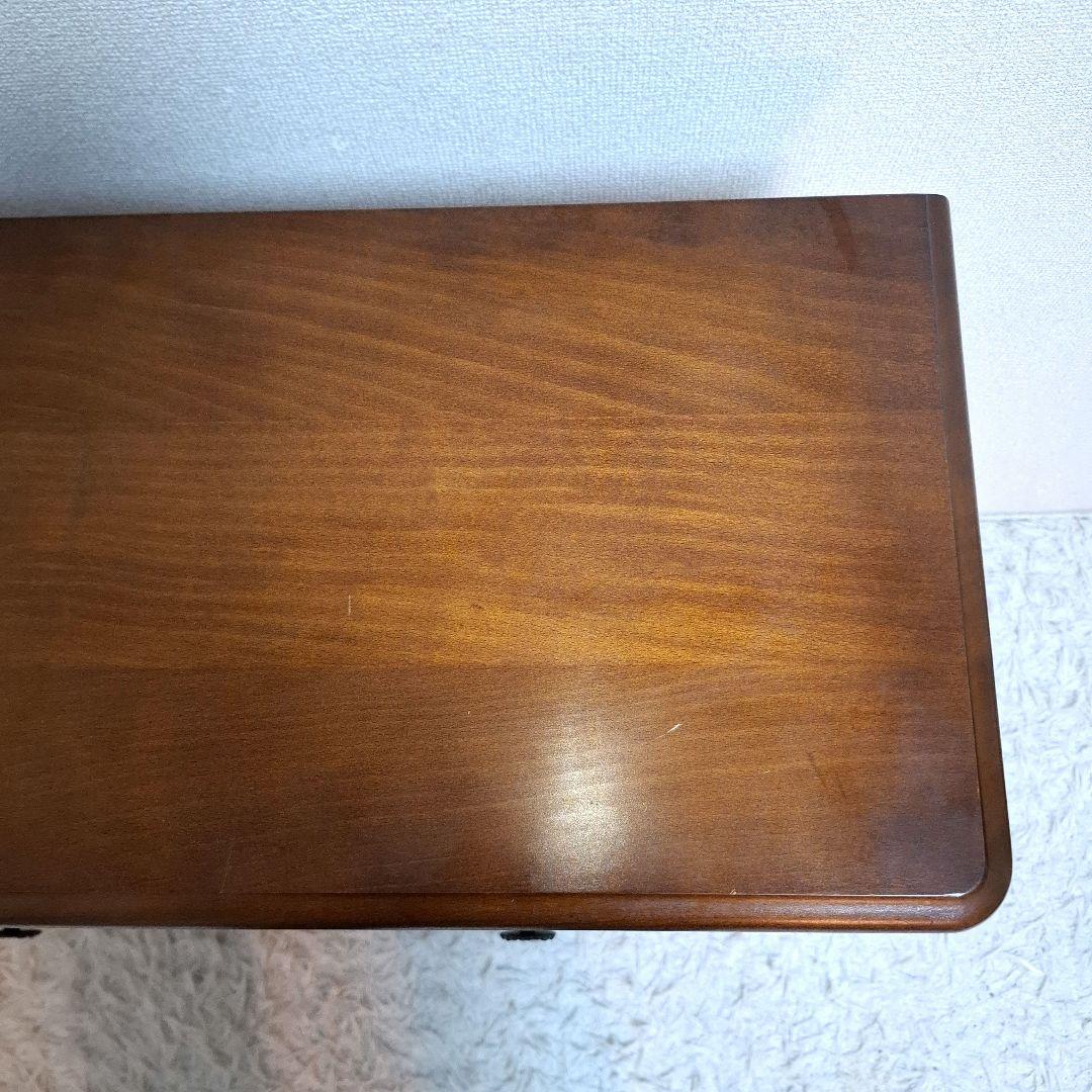 【美品】karimoku カリモク コロニアル 電話台 FAX台 サイドチェスト