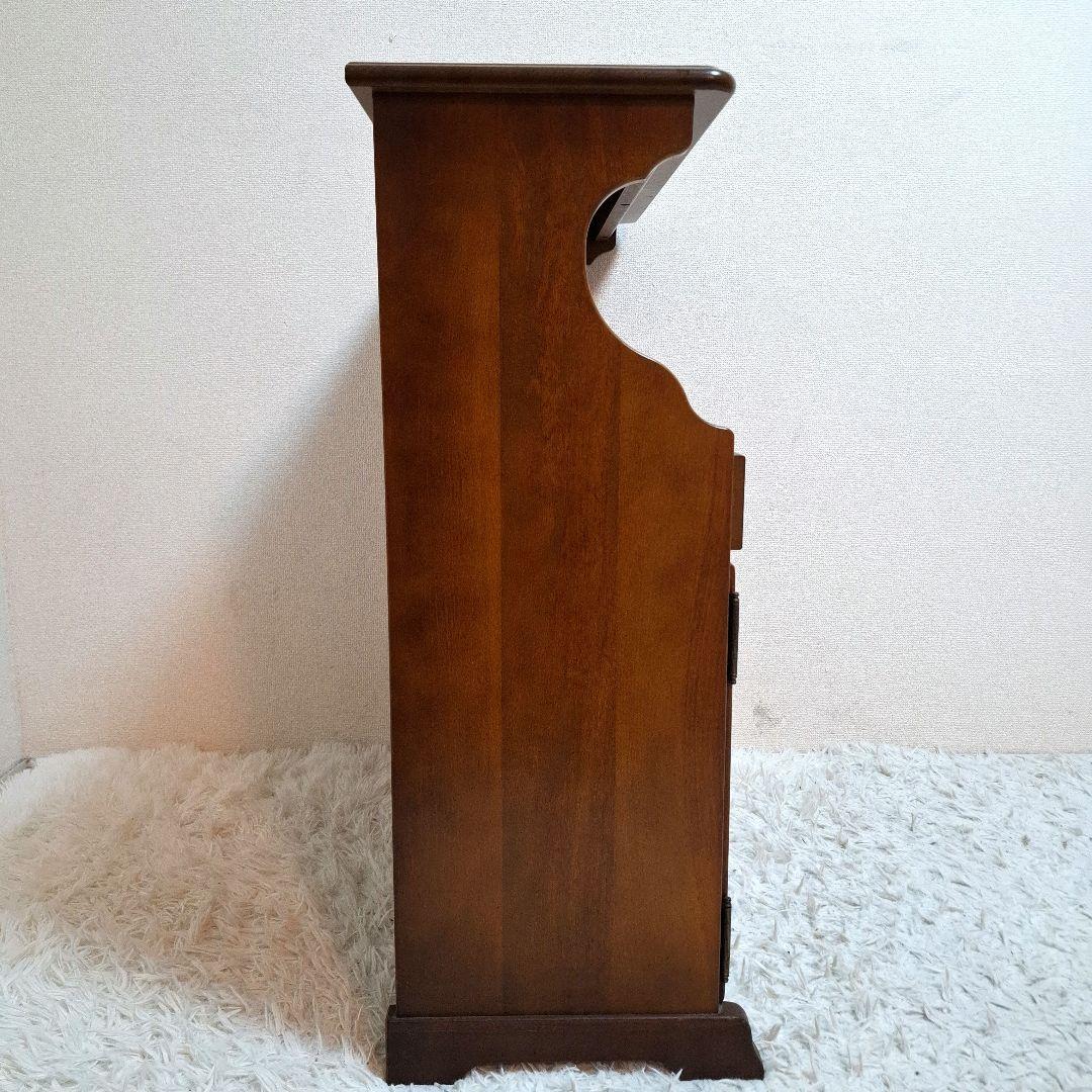 【美品】karimoku カリモク コロニアル 電話台 FAX台 サイドチェスト