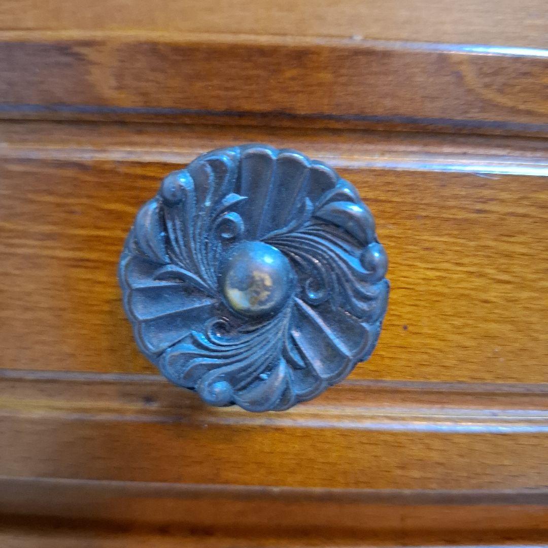 【美品】karimoku カリモク コロニアル 電話台 FAX台 サイドチェスト