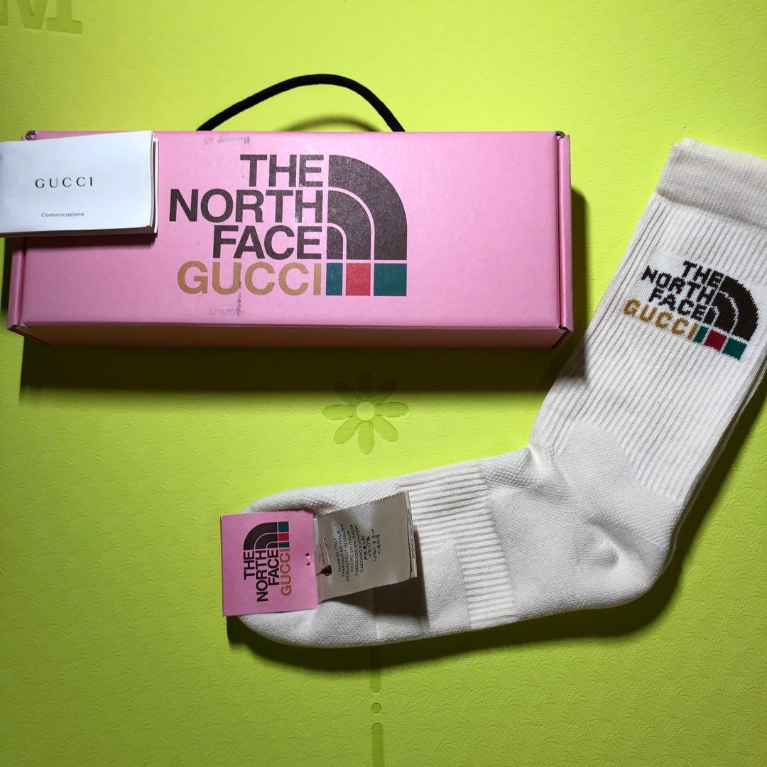 GUCCI ×THE NORTH FACE⭐️ソックス　新品未使用　メンズ　M