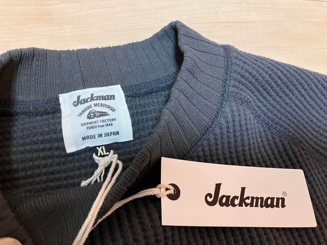 Jackman(ジャックマン)Waffle Midneck ワッフル スミクロ