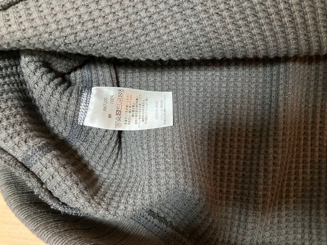 Jackman(ジャックマン)Waffle Midneck ワッフル スミクロ