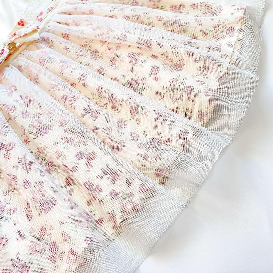 130size 花柄 セレモニー 入学 卒園 フォーマル 女の子