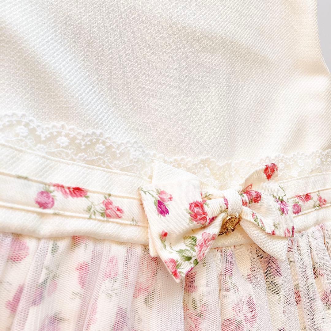 130size 花柄 セレモニー 入学 卒園 フォーマル 女の子