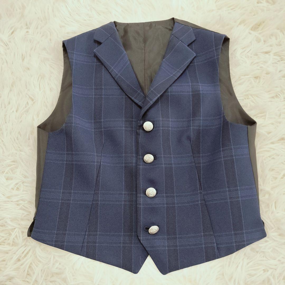 WANDER FACTORY フォーマル スーツ 120 ネイビー チェック