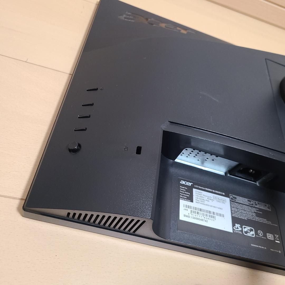 acer モニター 24インチ XV240Y Pbmiiprfix 165Hz