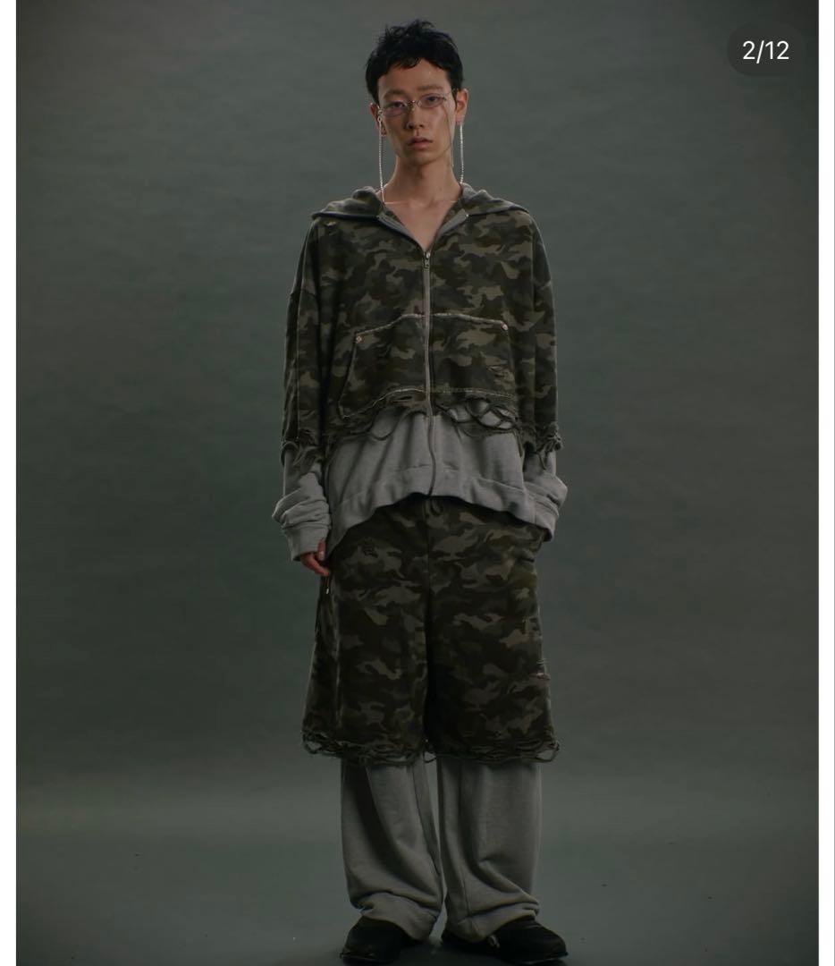 neith. Layered Crush Sweat Pants スウェット