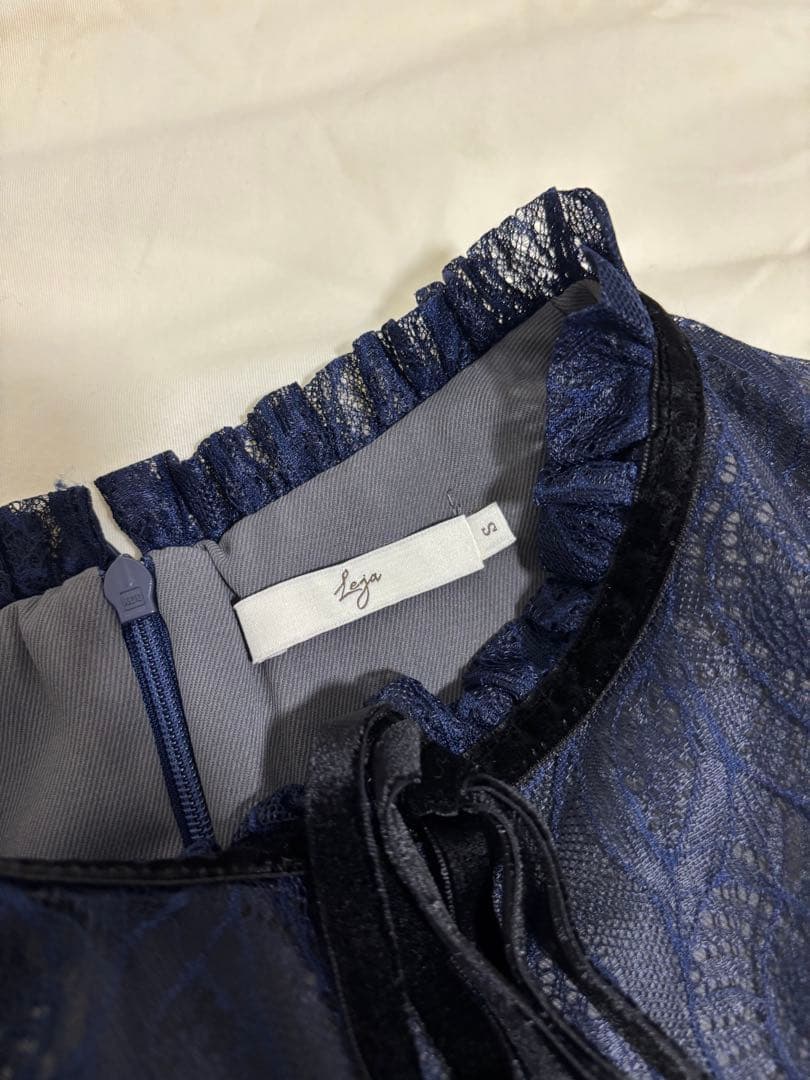 LEJA ドレス ネイビー