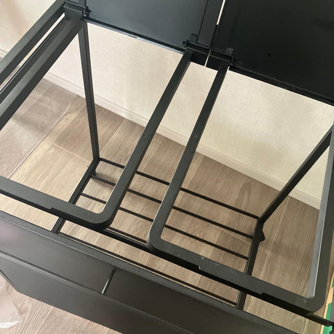 山崎実業 蓋付き目隠し分別ダストワゴン