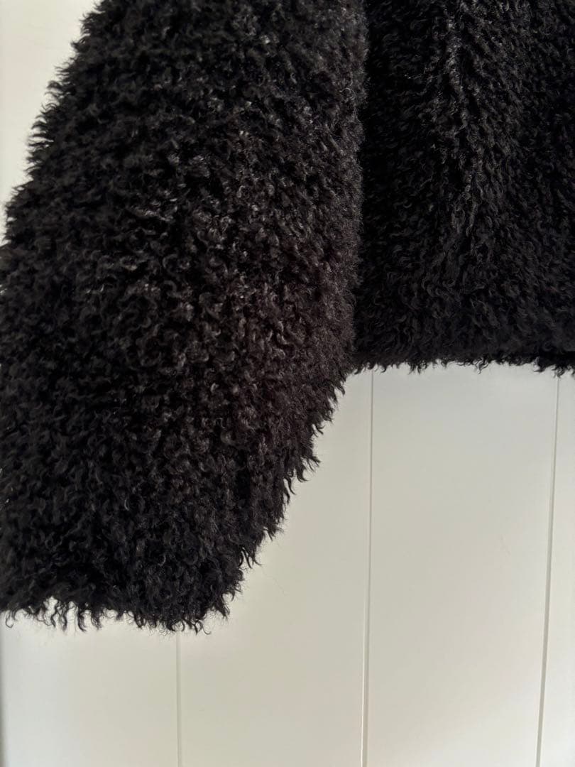 VERSEAU チベットラムリバーシブルブルゾン