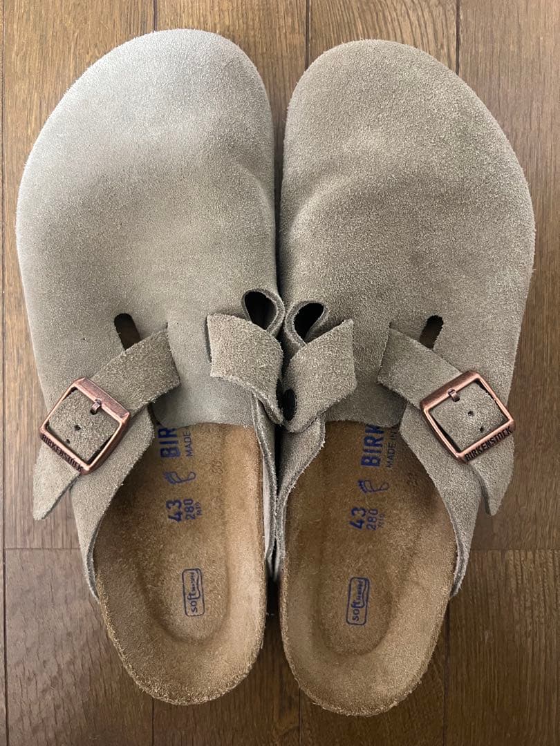 Birkenstock Boston 43 28.0 ベージュ