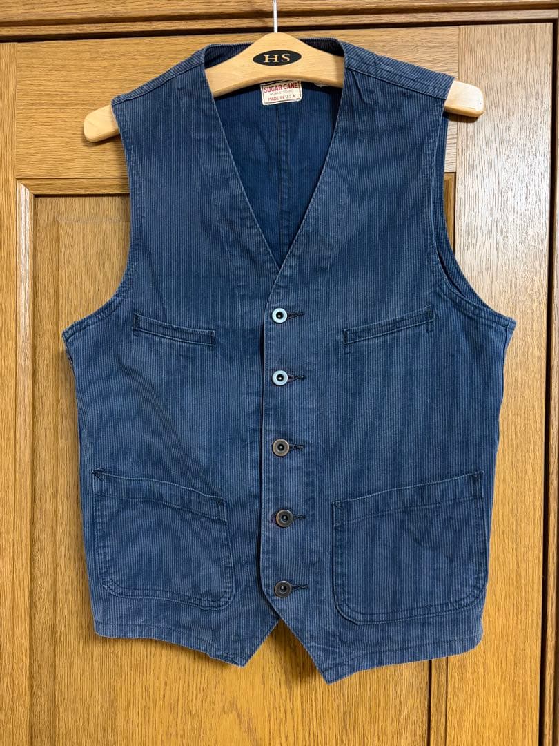 【さだはる 】MADE IN USA シュガーケーンベスト