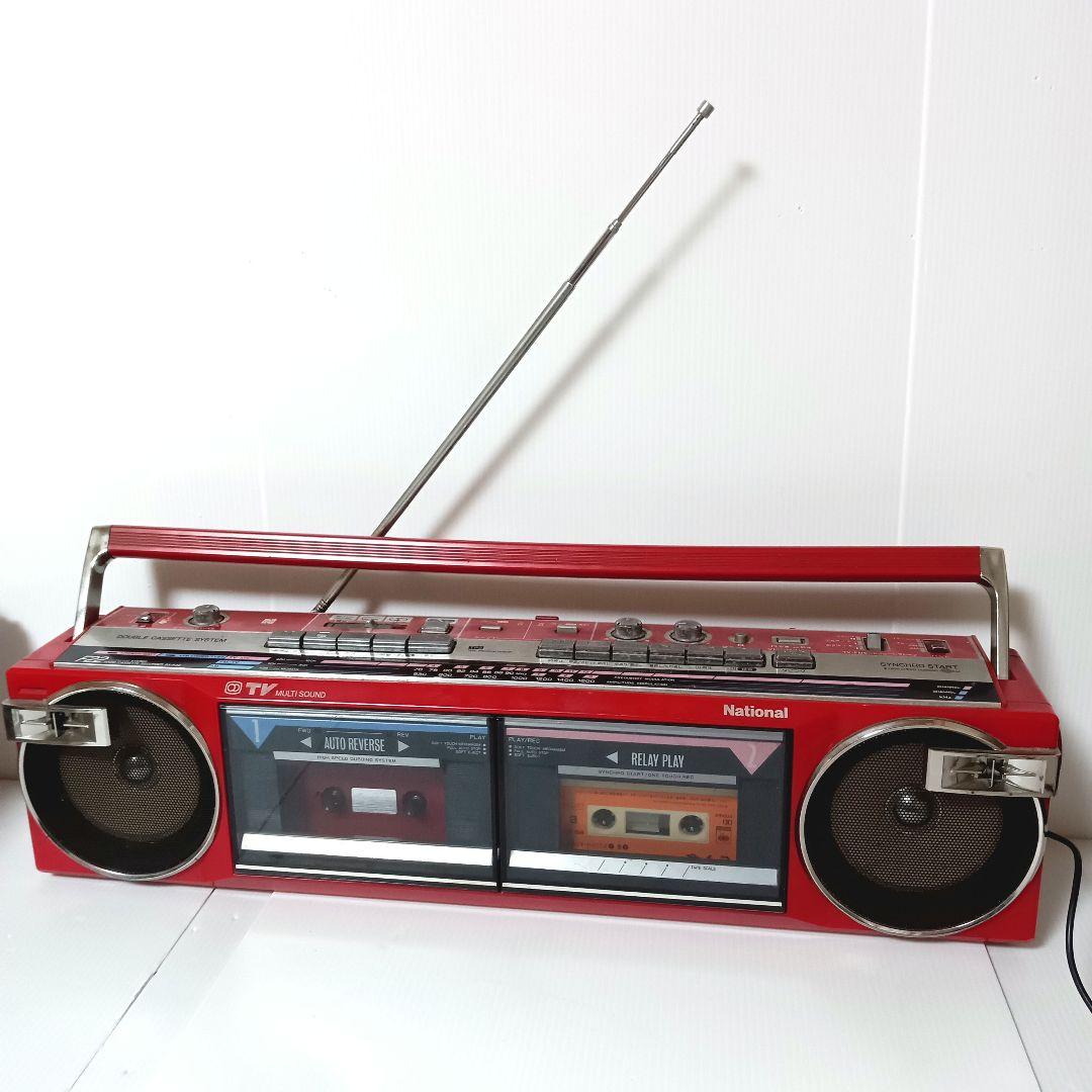 ダブルカセットプレーヤー ラジオ PANASONIC パナソニック RX-F22