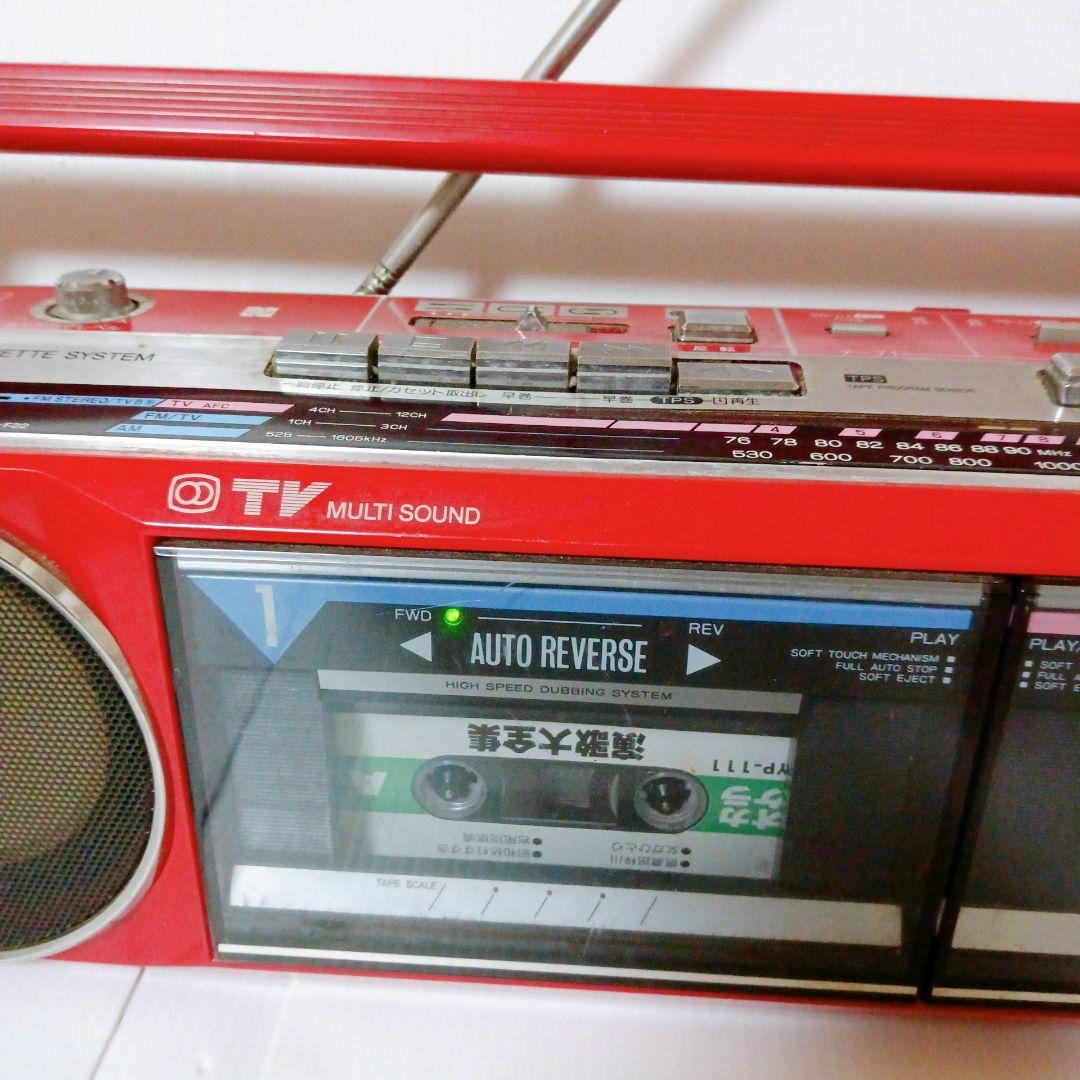 ダブルカセットプレーヤー ラジオ PANASONIC パナソニック RX-F22