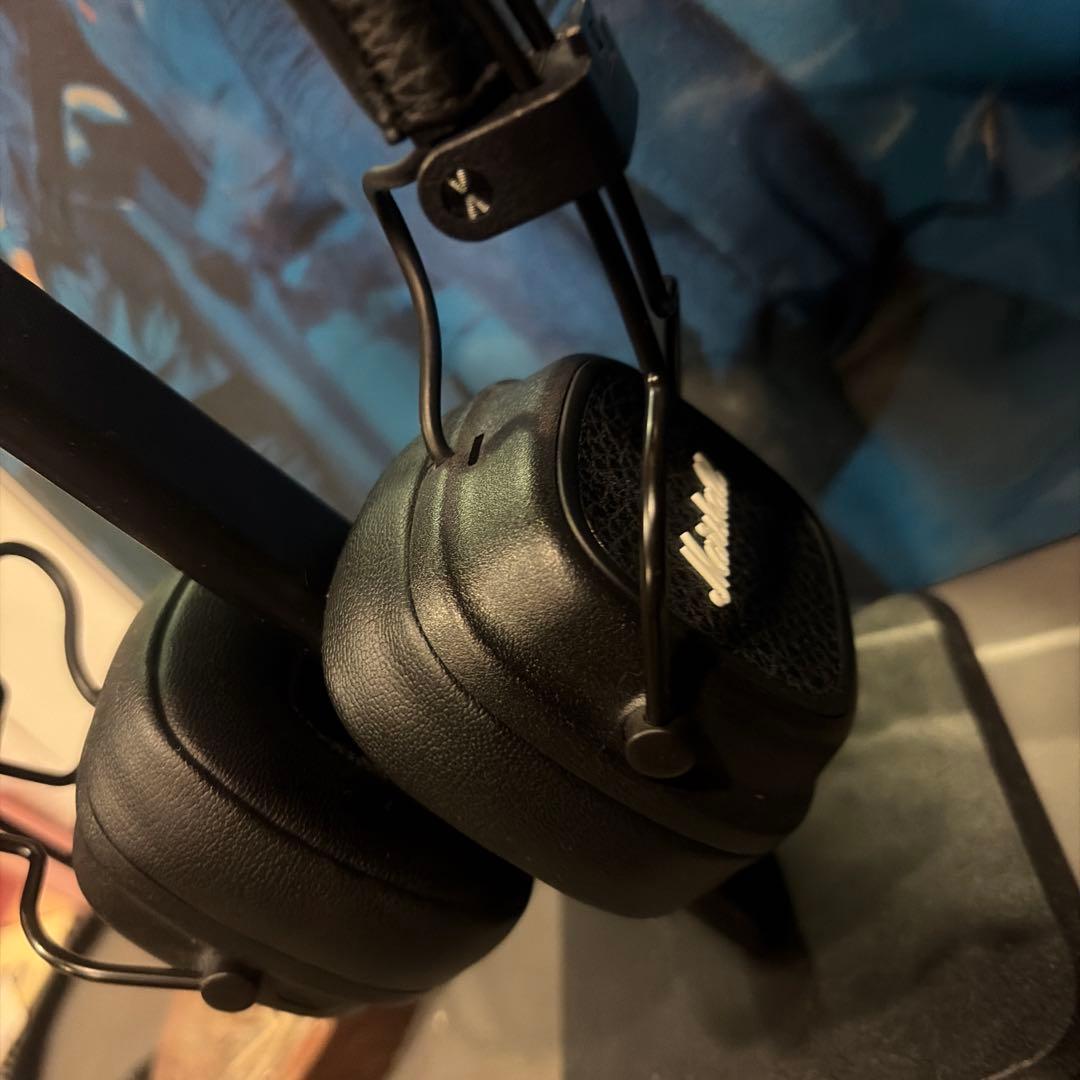 Marshall ワイヤレスヘッドホン ブラック