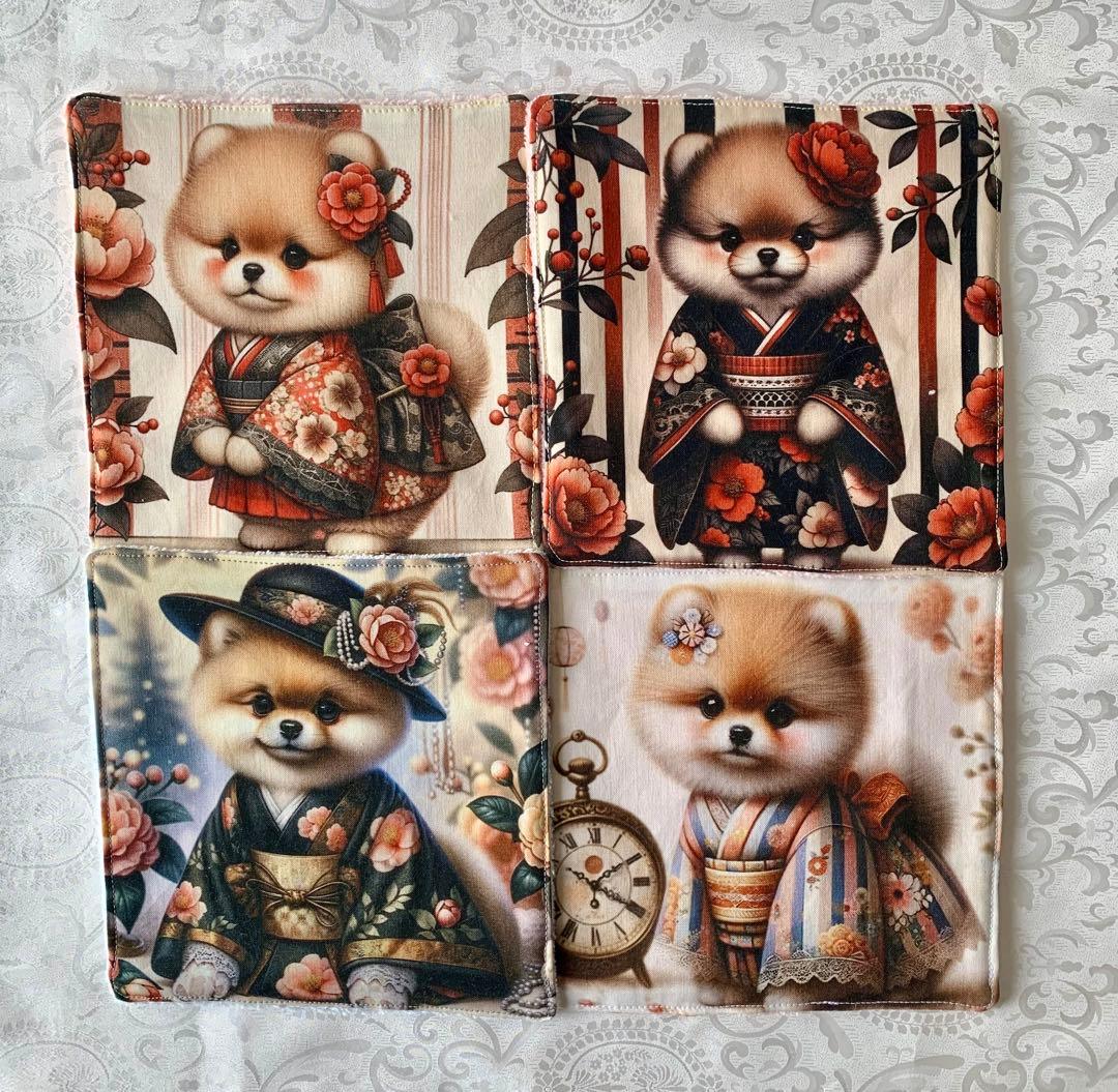 きゃんべる　ポメちゃん　トートバッグ　小物入れ