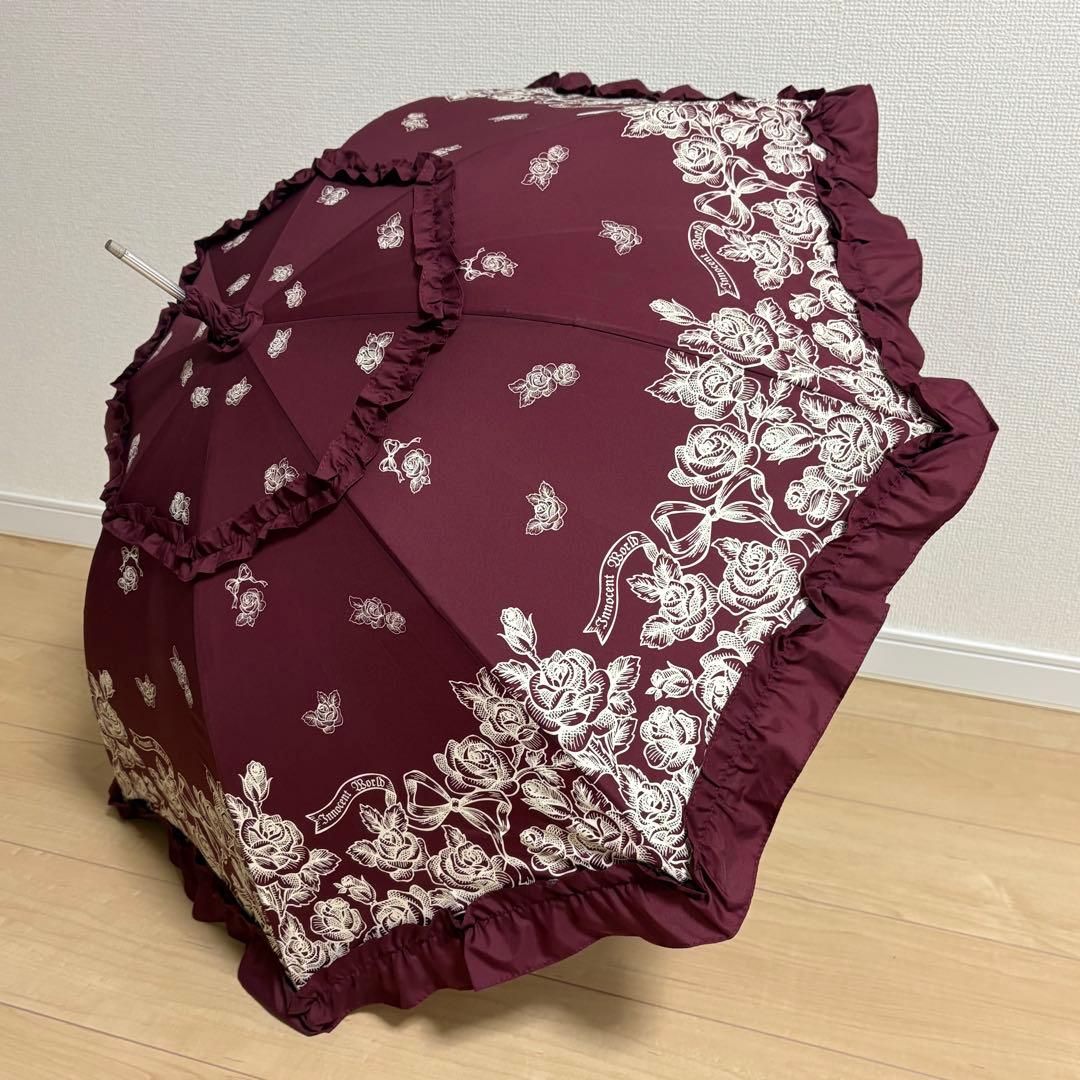 美品⭐︎ イノセントワールド　フリル日傘