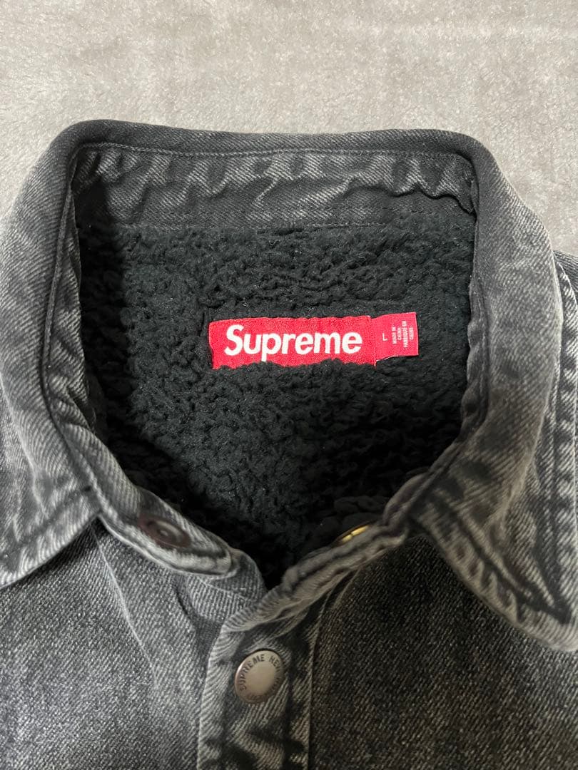 古着　Supreme Shearling Denim Shirt